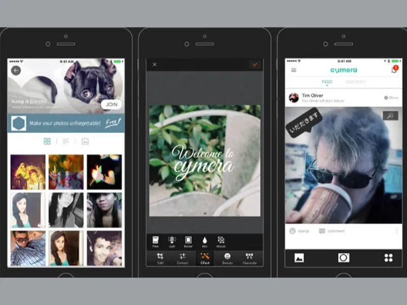 Cymera - App chụp ảnh đẹp cho iPhone 14 Pro Max