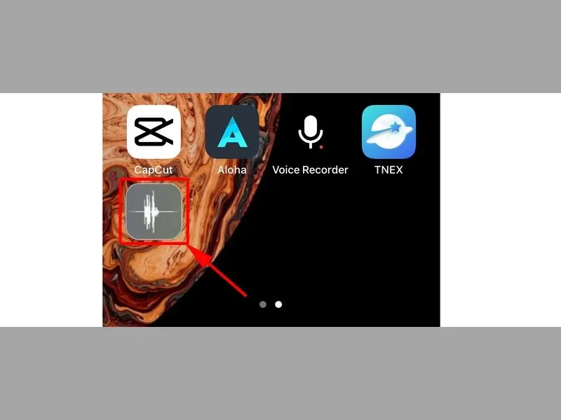 Biểu tượng của Voice Changer trên màn hình chính