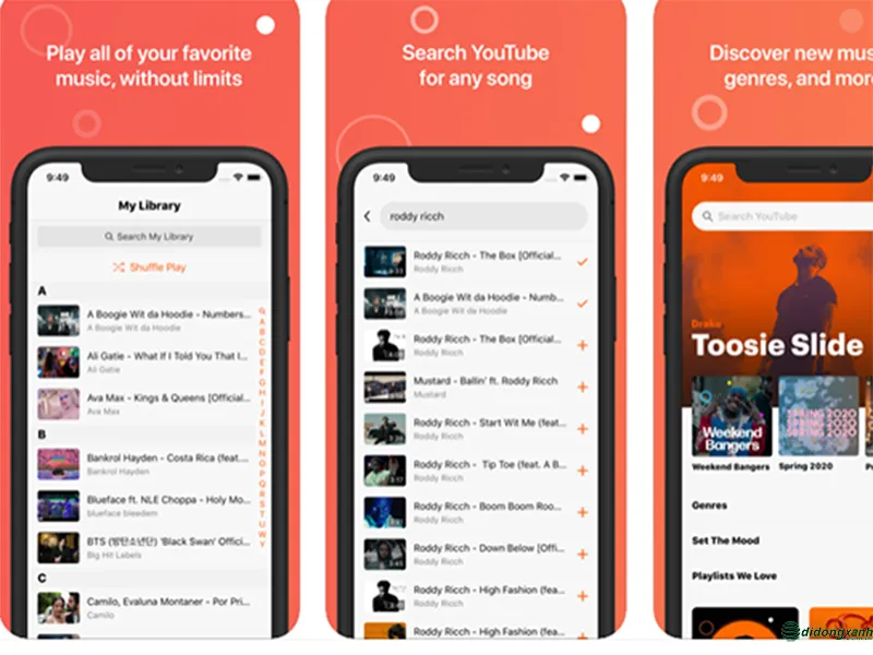 App nghe nhạc Youtube khi tắt màn hình điện thoại - Ứng dụng Musi 