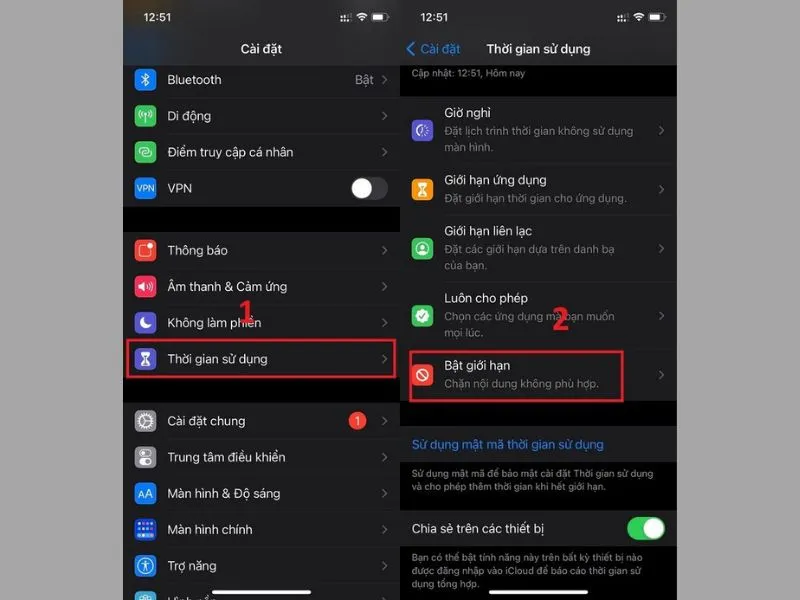 Hướng dẫn tắt giới hạn khi App store không tải được ứng dụng