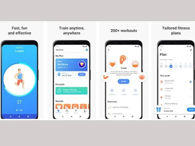 Các tính năng nổi bật trên app thể dục iphone