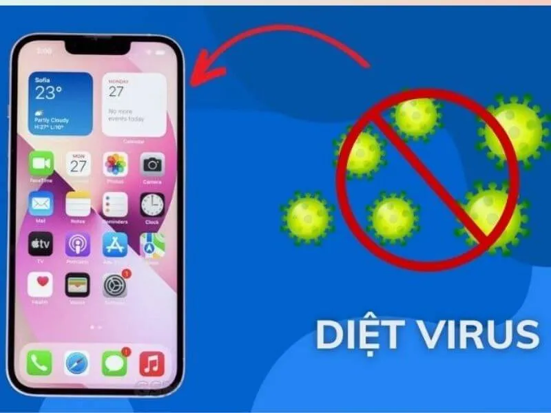 sử dụng phần mềm chống virus