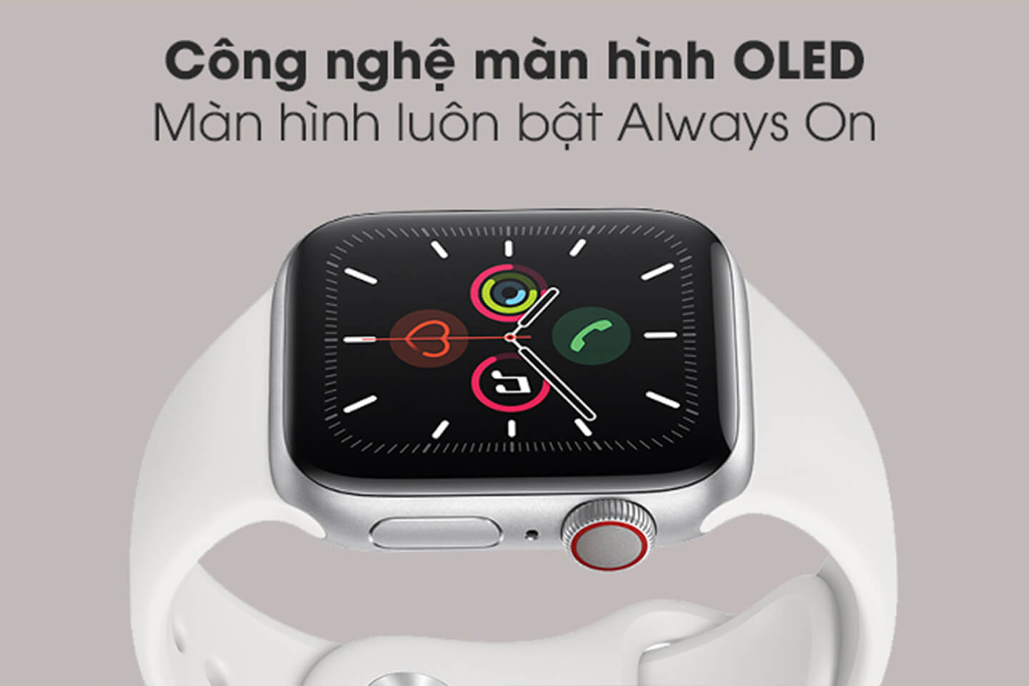 Công nghệ màn hình OLED trên Apple Watch Series 5 
