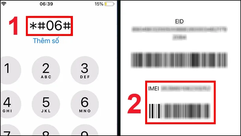 Mã IMEI của iPhone