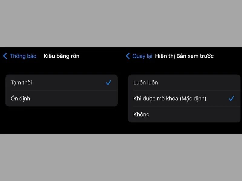 Hướng dẫn tùy biến các thông báo