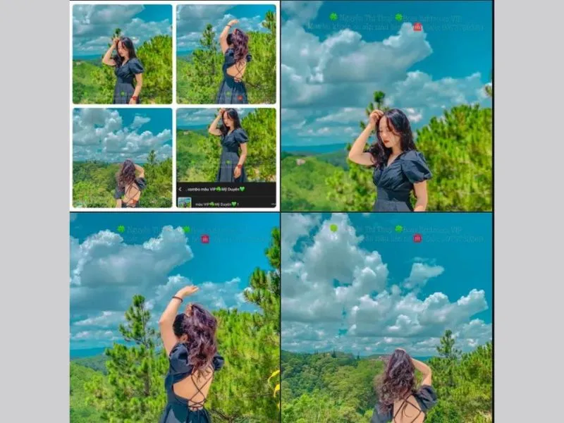 Các công thức chỉnh ảnh Lightroom tone xanh