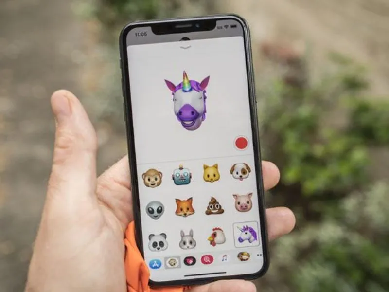 các tính năng của iphone XS Max có thể tạo Emoji
