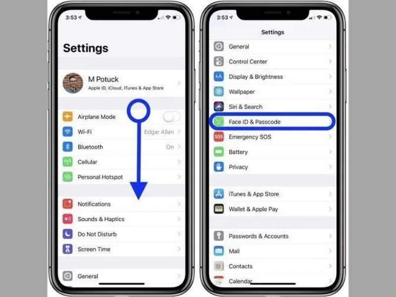 Cách bảo mật ứng dụng trên iPhone trong phần bảo mật