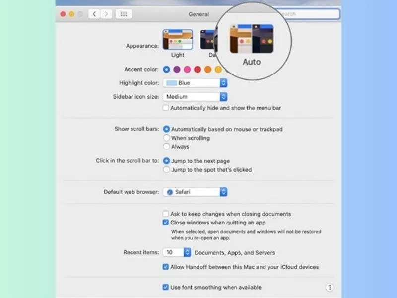 Chọn mục ”Tối” là cách bật tắt chế độ Dark Mode trên Chrome