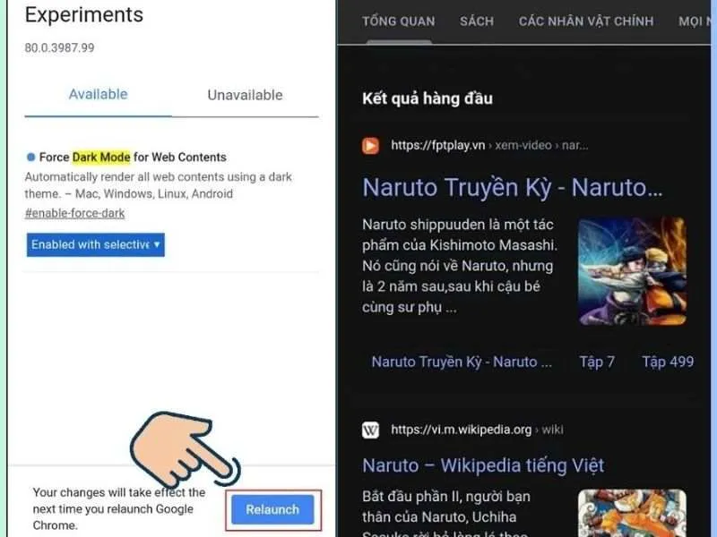 Chi tiết các cách bật tắt chế độ Dark Mode trên Chrome