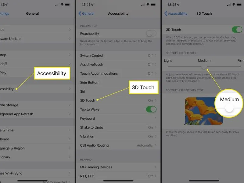 cách bật thanh điều hướng iphone