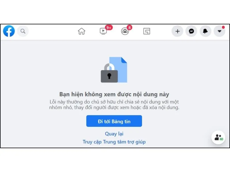 Tài khoản của bạn đã bị chặn