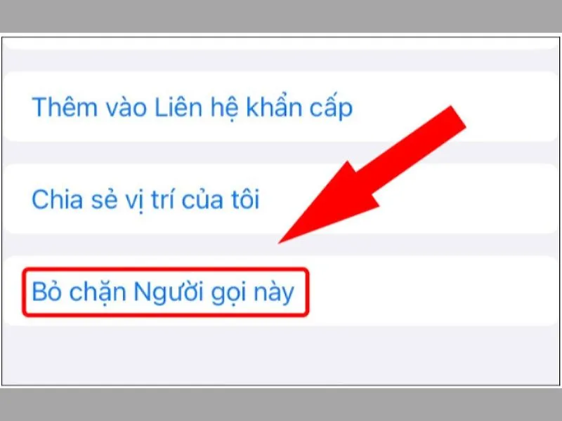 Cách mở chặn cuộc gọi trên iPhone