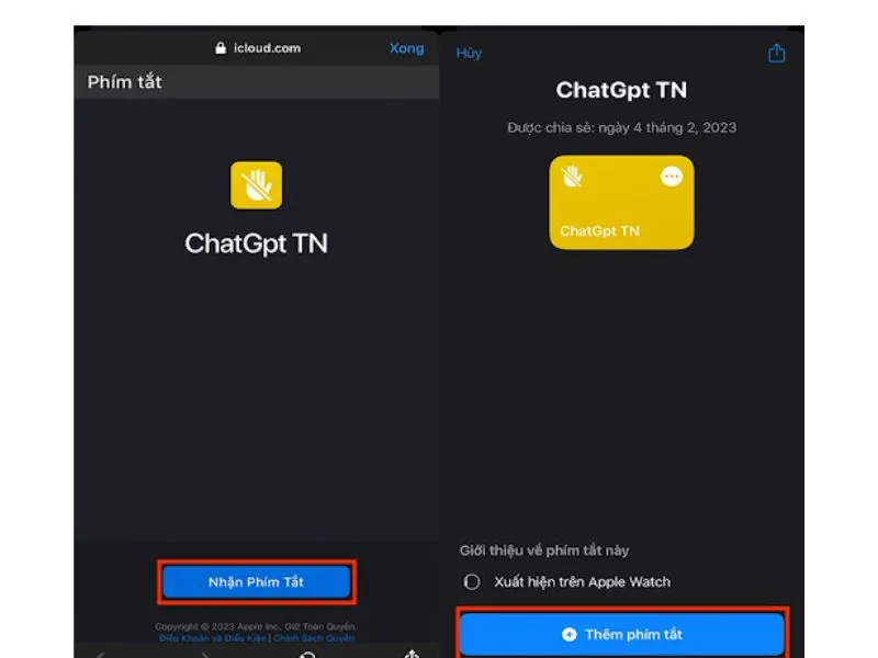 Tải công cụ bằng click vào đường dẫn