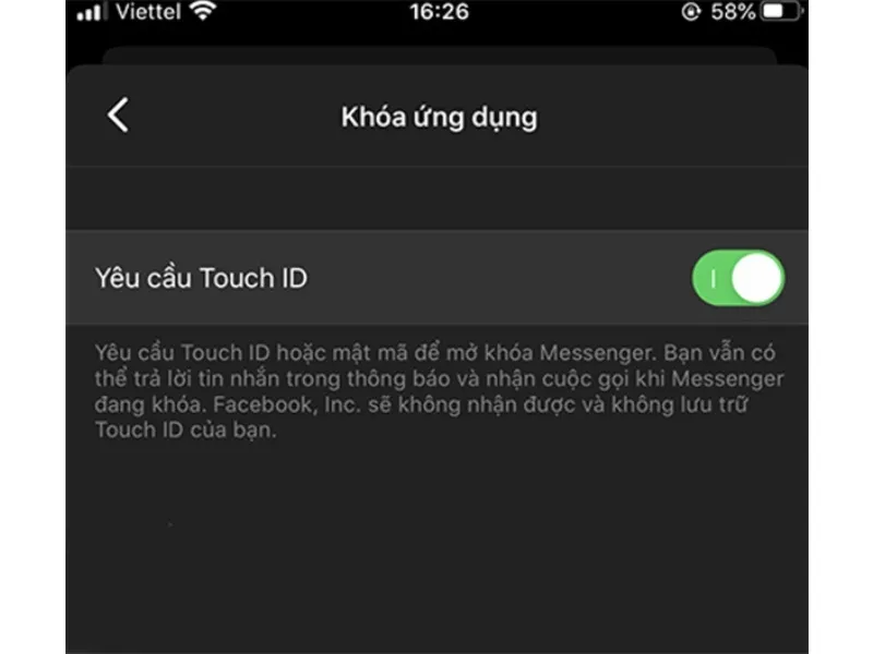 Cài đặt mật mã