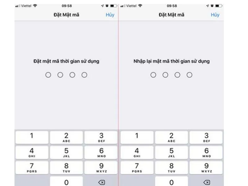 Đặt mật khẩu bất kỳ