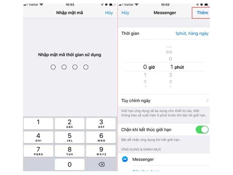 Nhập lại password ban đầu và làm theo hướng dẫn