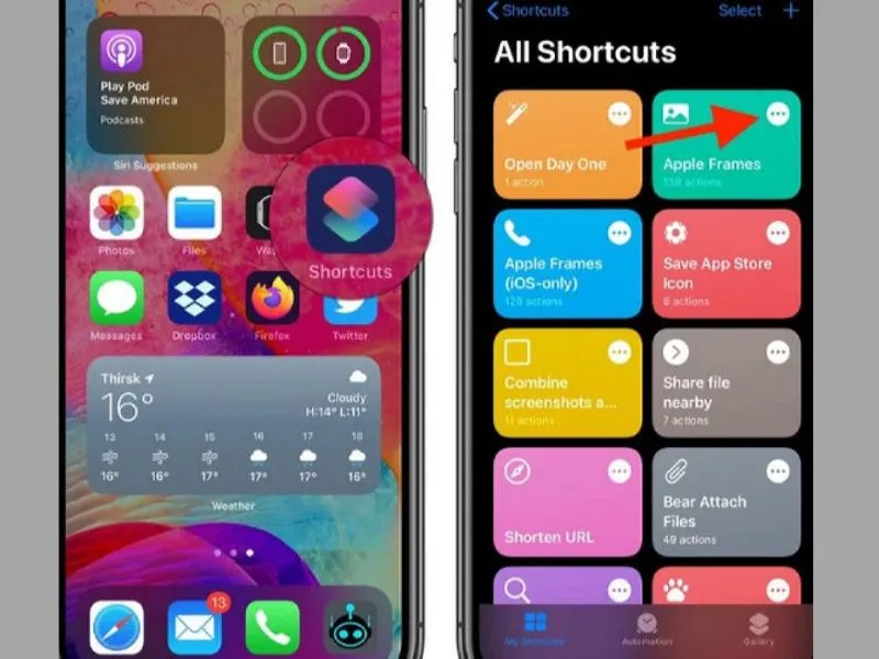 Nơi lưu giữ các phím tắt trên iPhone