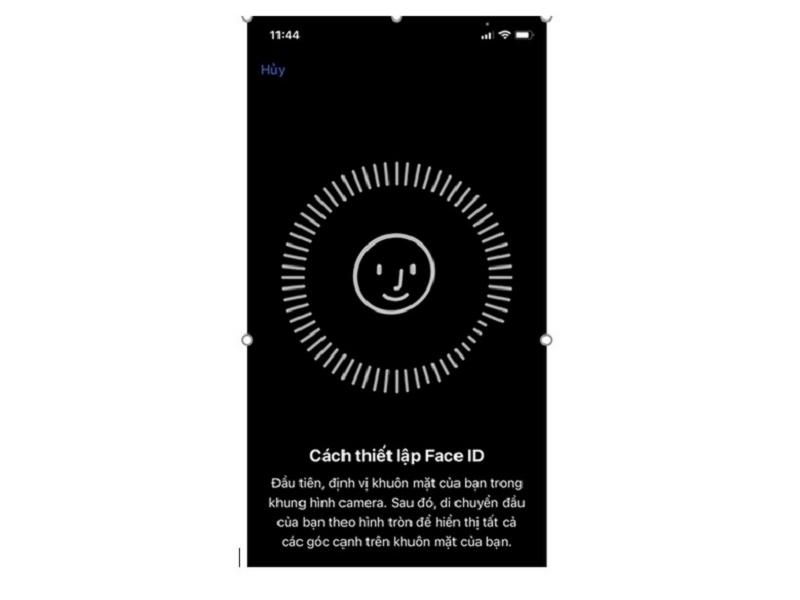 cach cai face id cho iPhone 12 pro max 