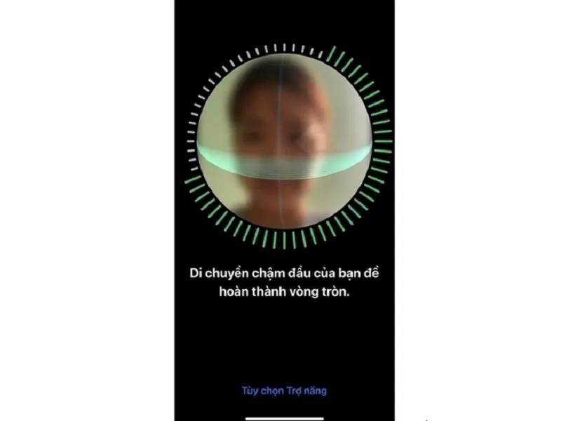 Tùy chỉnh cho khuôn mặt nằm gọn vào vòng tròn