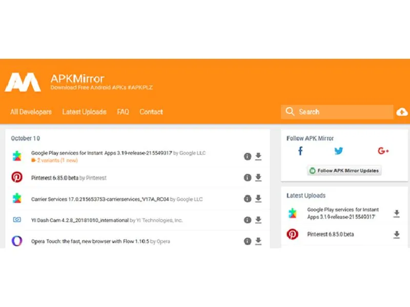 các trang web hỗ trợ cài apk trên thiết bị ios