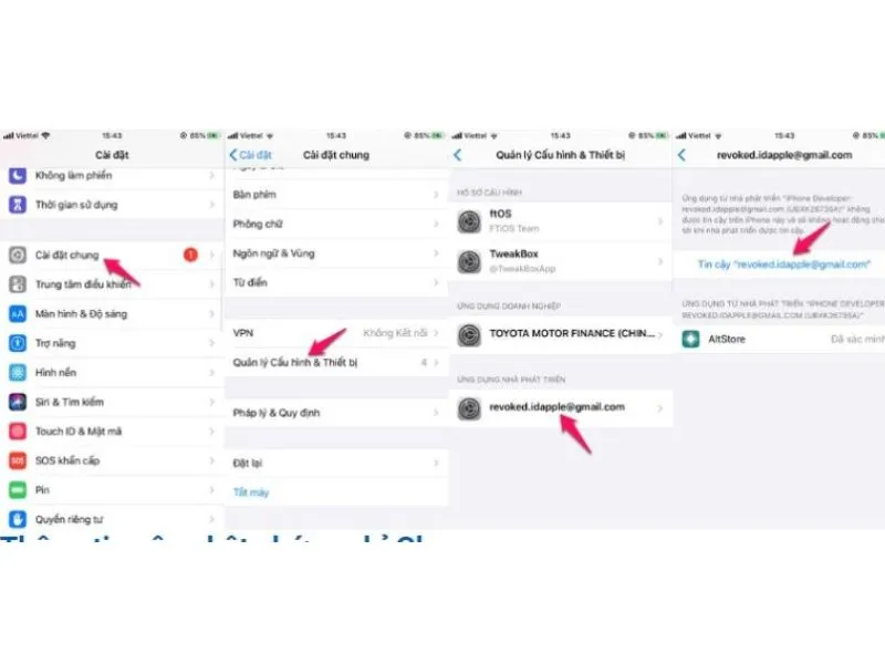 cách cài file ipa trên iphone chuẩn