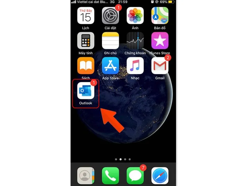 cach cai mail outlook tren iphone chi tiet