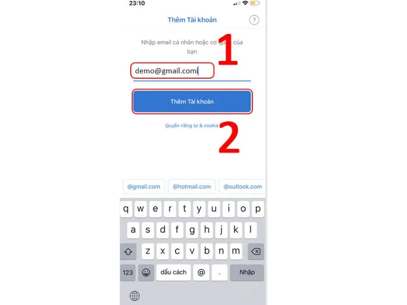 huong dan cach cai mail outlook tren iphone
