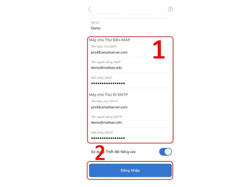 cai dat tai khoan mail outlook tren iphone
