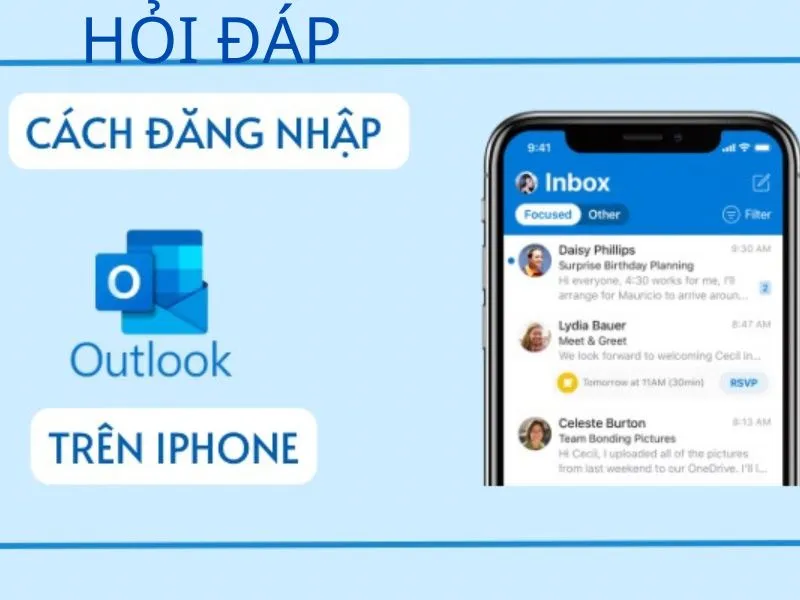 hoi dap ve ung dung outlook