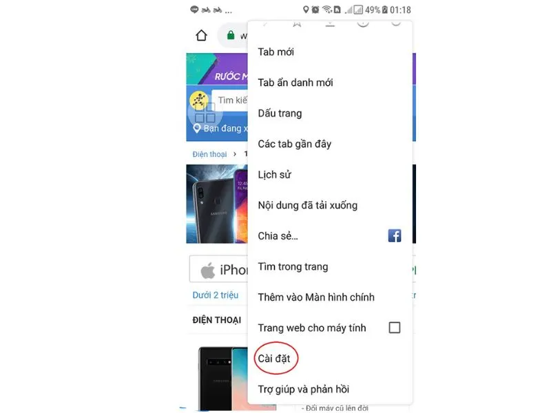 Cách chặn tin nhắn quảng cáo trên Shopee khi tắt cửa sổ Pop-up