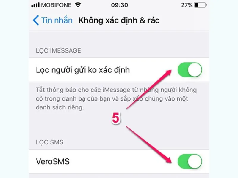 Bật VeroSMS lên