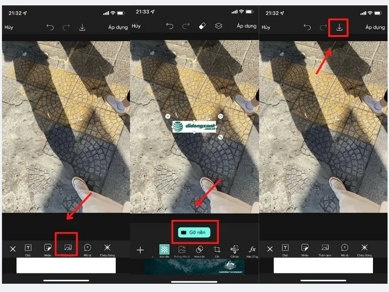 Hoàn tất cách chèn logo vào ảnh trên iPhone bằng PicsArt