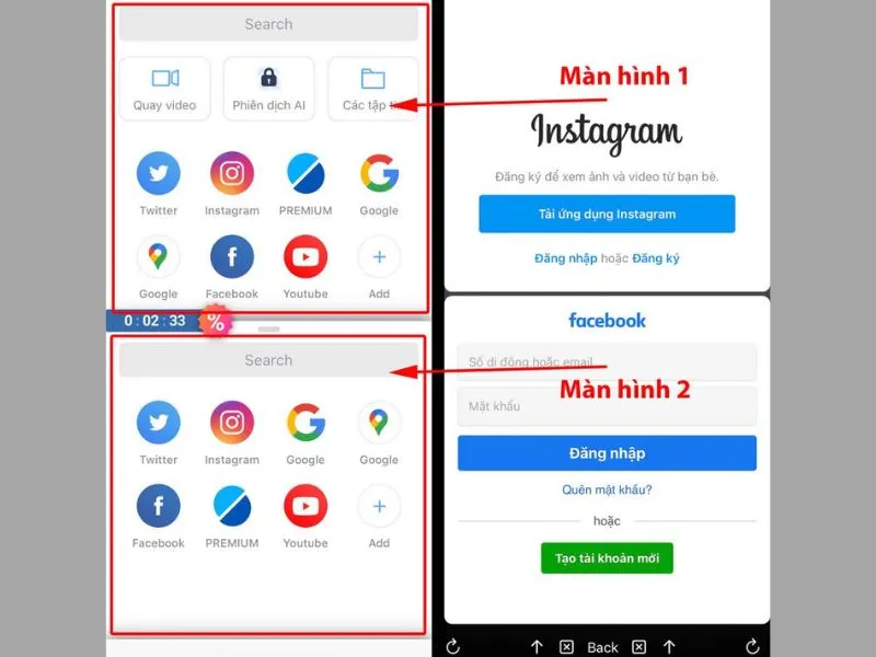 Cách chia đôi màn hình iPhone trong Multitasking Split Screen 