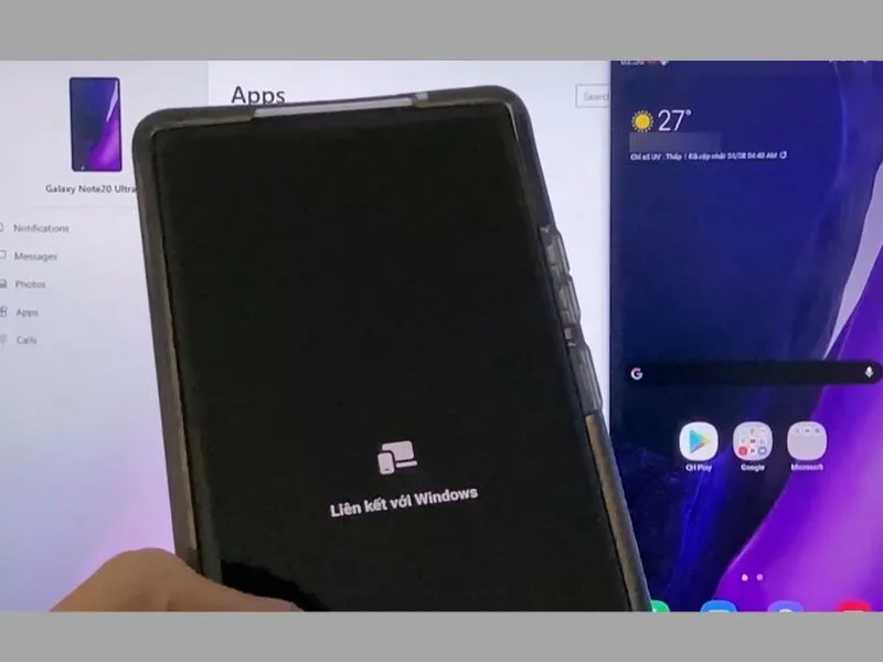 Cách phản chiếu màn hình điện thoại lên máy tính từ SmartPhone Android