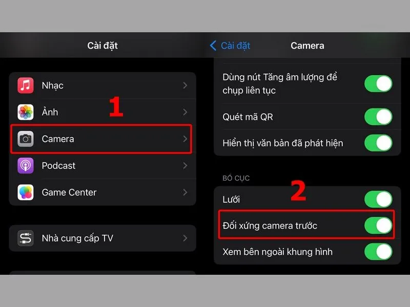  Camera của iOS