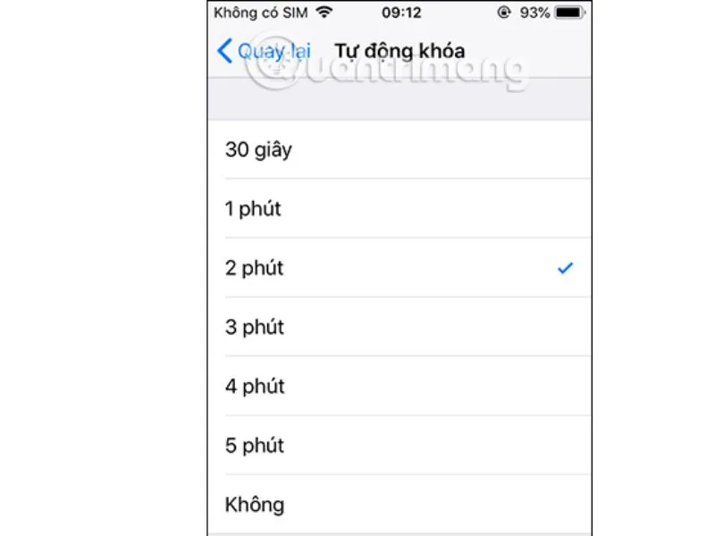 cách chỉnh thời gian tắt màn hình iphone nhanh