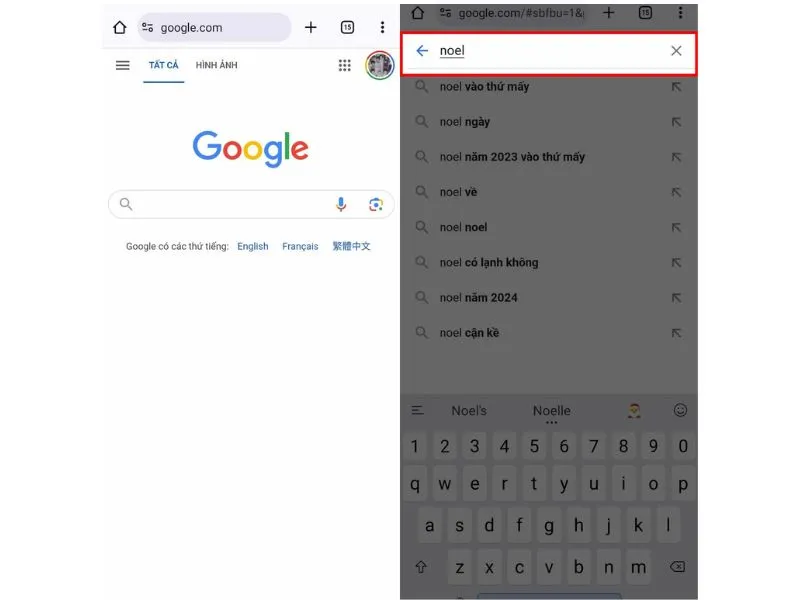 Cách chơi game Noel trên Google - Search tìm game
