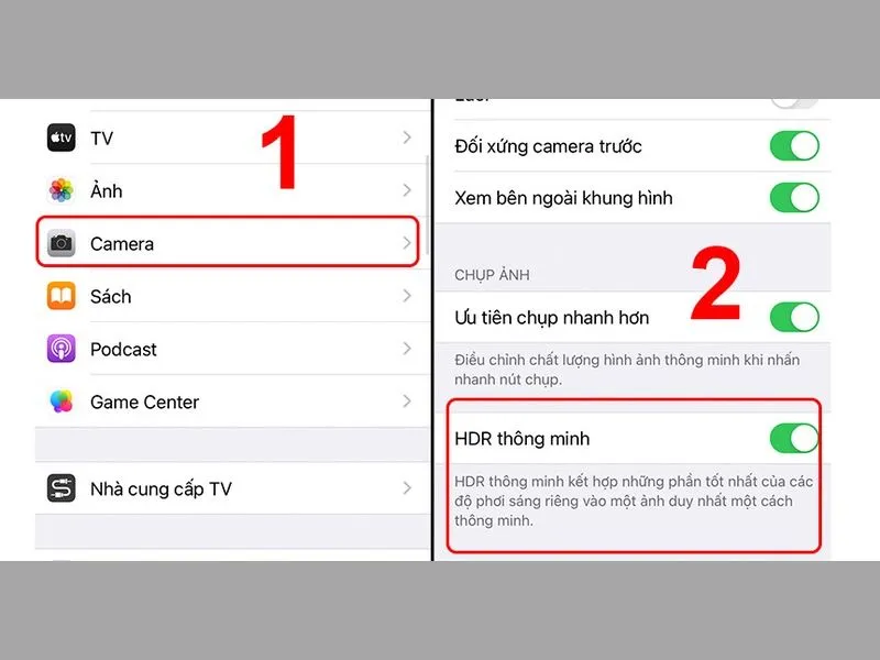 Hướng dẫn Cách chụp ảnh đẹp trên iPhone 12 Pro Max với tính năng HDR