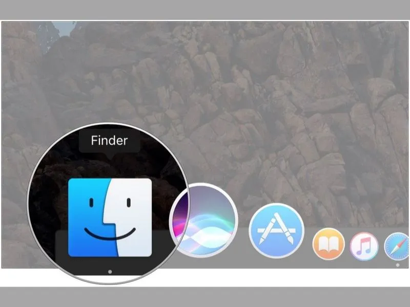 Khởi động phần mềm Finder là Cách chuyển hình từ iPhone sang iPhone