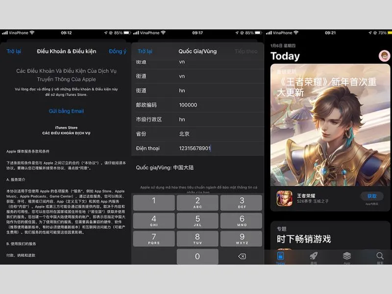 Cách chuyển vùng iPhone sang Trung Quốc nhanh chóng