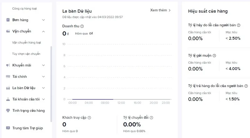 Cách đăng sản phẩm trên TikTok Shop - phần giao diện