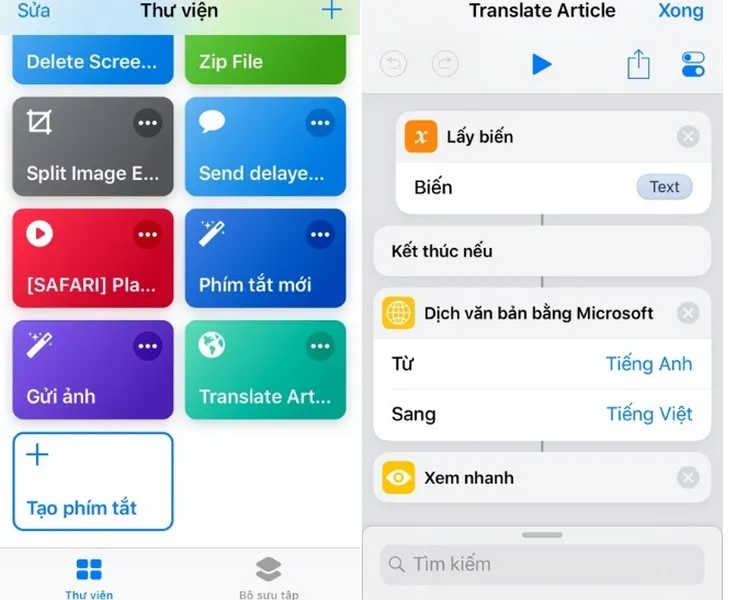 Chuyển đổi ngôn ngữ với Translate Article