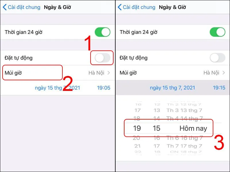 Cách thay đổi giờ trên iPhone nhanh