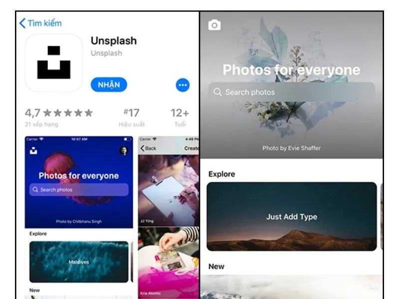 Cách đổi hình nền điện thoại iPhone cực chất với Unsplash