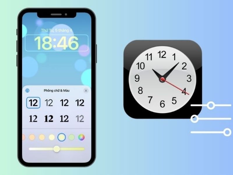 Cách đổi màu giờ trên iPhone iOS 15 cực độc đáo và đơn giản
