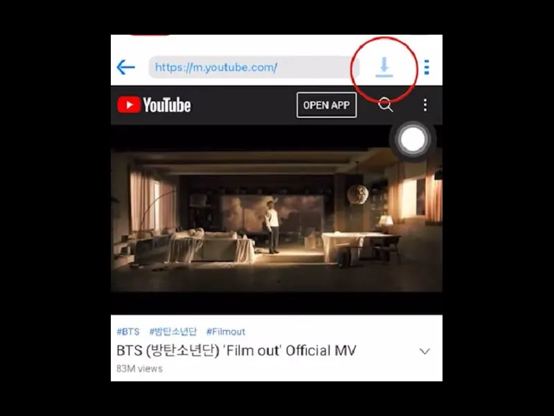 Mở ứng dụng “Jungle” lên và truy cập vào Youtube