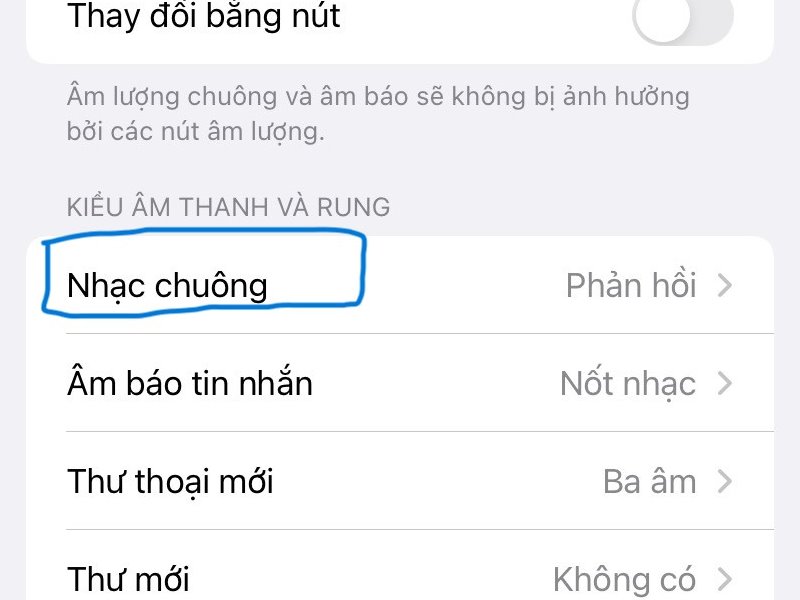 huong dan cach doi nhac chuong dien thoai iphone