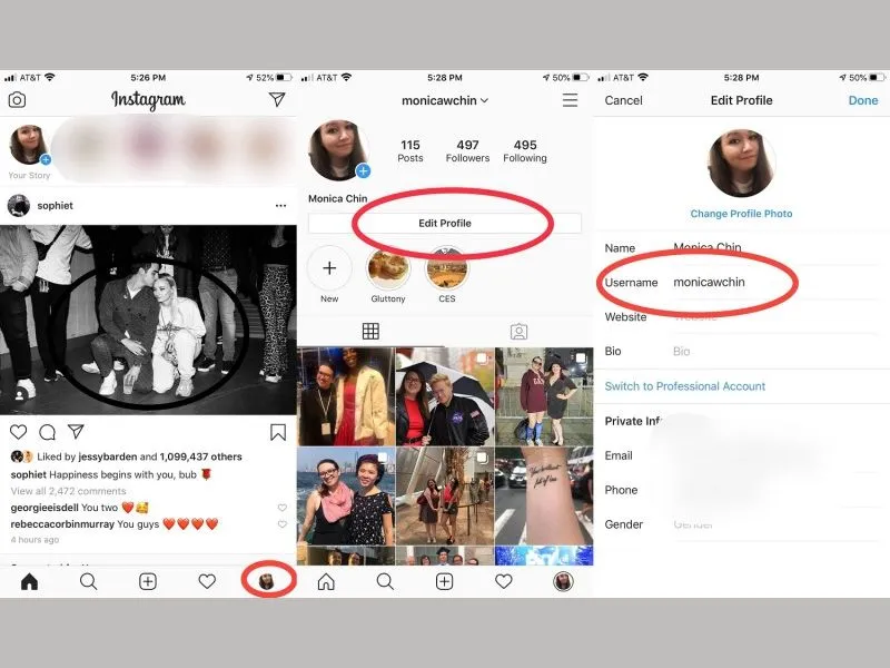Cách đổi tên người dùng trên instagram nhanh chóng
