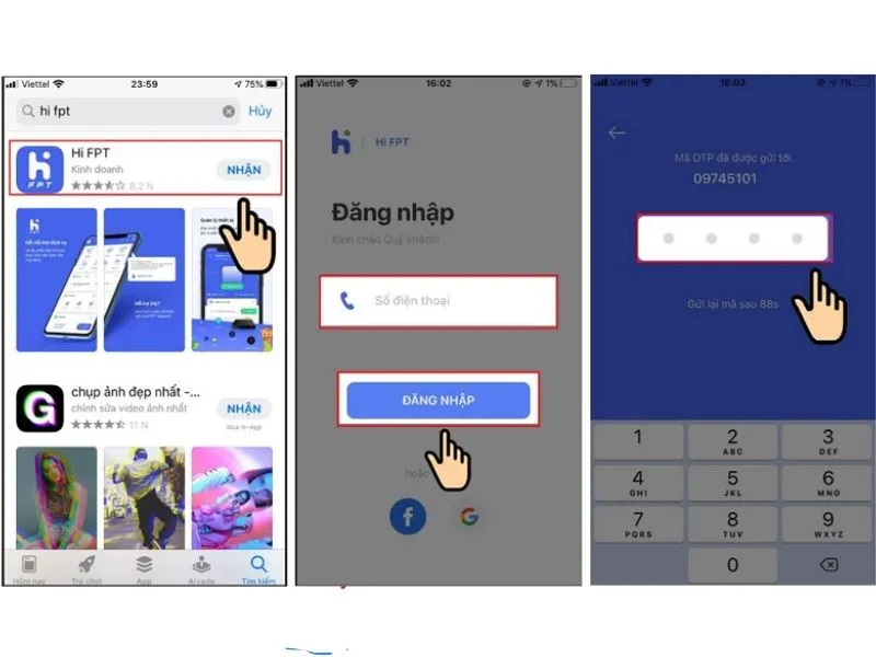 Nhập mã OTP
